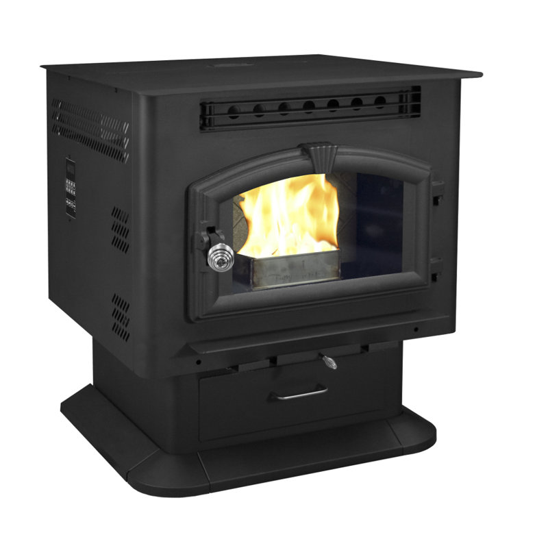 US Stove Pedestal Model 2,500 sq. ft. Vent Free Pellet Stove & Reviews